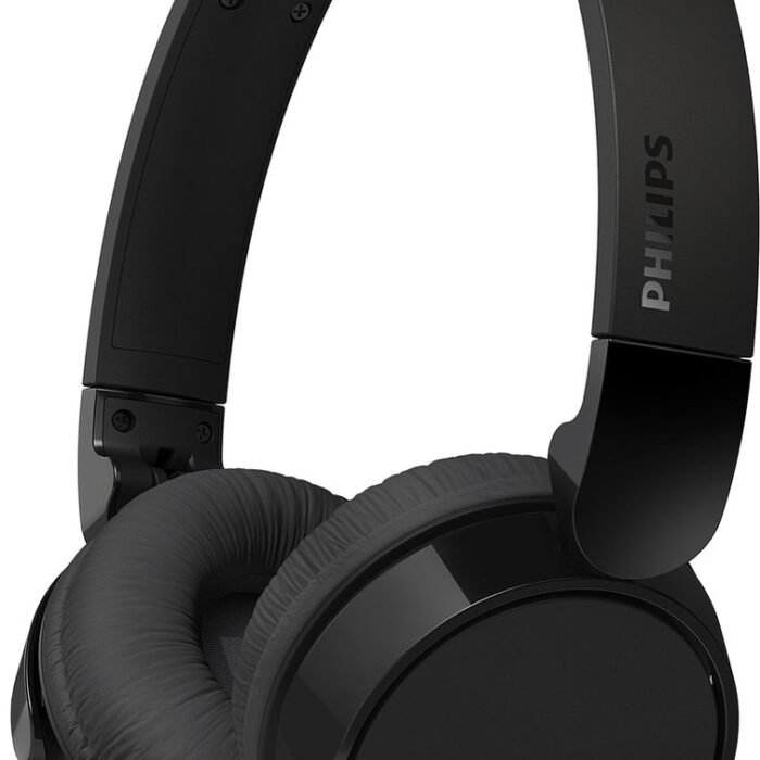PHILIPS TAH4209 Lichtgewicht On Ear draadloze Bluetooth Headphones met Passive Noise Isolation - multipoint connectie - 55 uur afspeeltijd, natuurlijk geluid, heldere gesprekken, dynamische bass, 2 uur USB-laden - Zwart