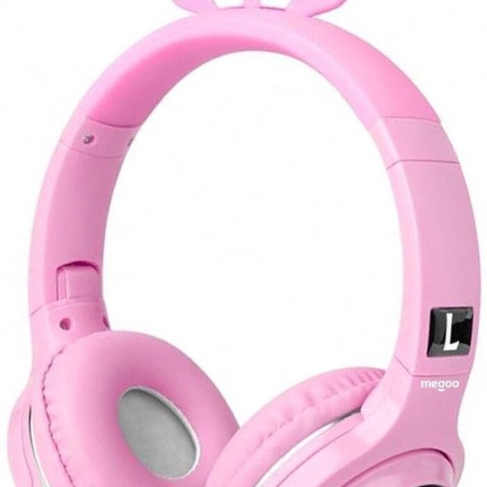 koptelefoon kinderen draadloos - hoofdtelefoon voor kinderen met engelen vleugels - roze - Bluetooth