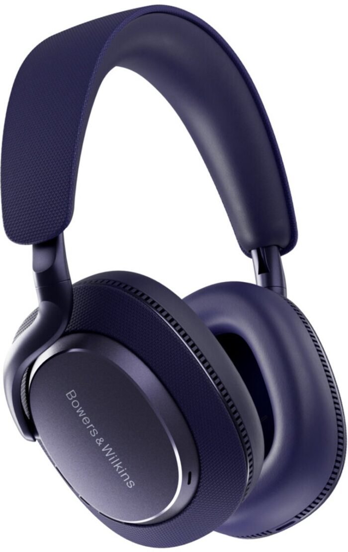 Bowers & Wilkins Px7 S3 Draadloze Over-Ear Hoofdtelefoon, Geavanceerde Noise Cancelling, 30 Uur Afspelen, 8 Microfoons, Snelladen, aptX Lossless - Indigo Blauw
