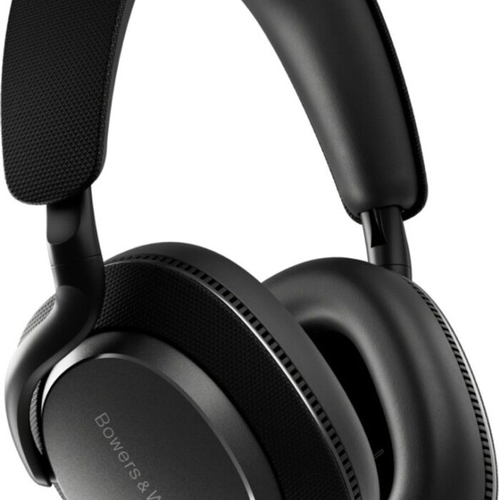 Bowers & Wilkins Px7 S3 Draadloze Over-Ear Hoofdtelefoon, Geavanceerde Noise Cancelling, 30 Uur Afspelen, 8 Microfoons, Snelladen, aptX Lossless - Antraciet Zwart