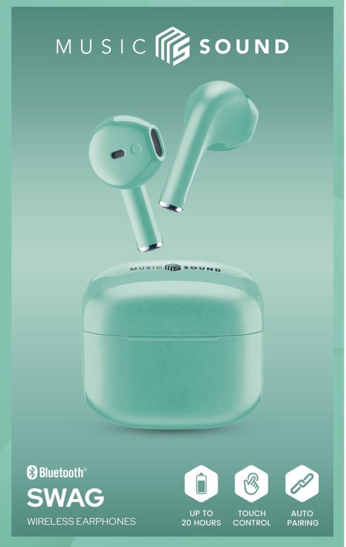 Music Sound Swag Headset Draadloos In-ear Oproepen/muziek Bluetooth Groen