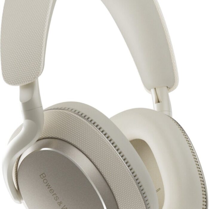 Bowers & Wilkins Px7 S3 Draadloze Over-Ear Hoofdtelefoon, Geavanceerde Noise Cancelling, 30 Uur Afspelen, 8 Microfoons, Snelladen, aptX Lossless - Canvas Wit