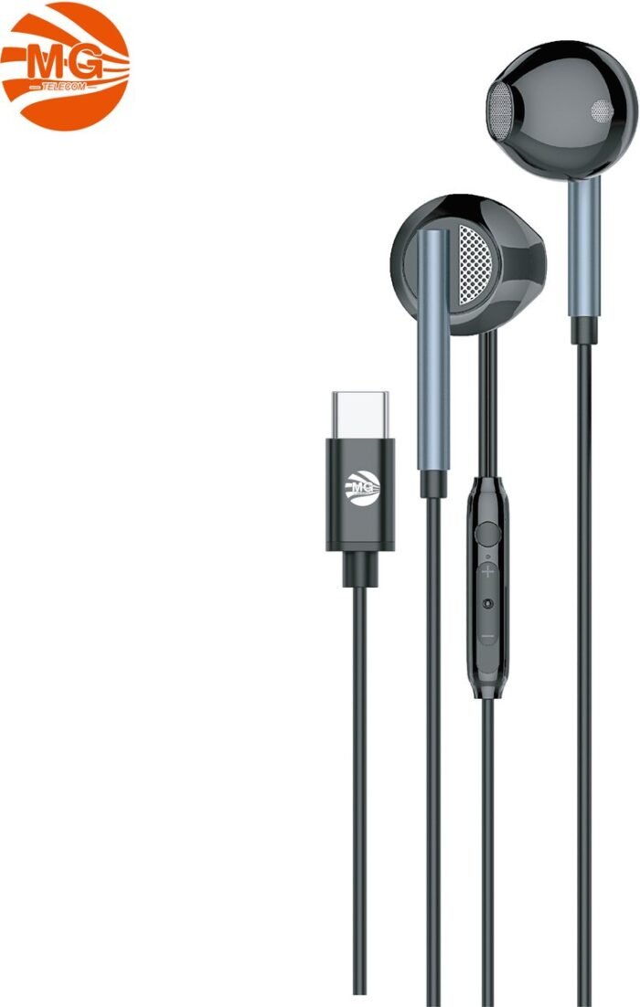 MG HF167 Stereo oordopjes - Type C aansluiting - Zwart