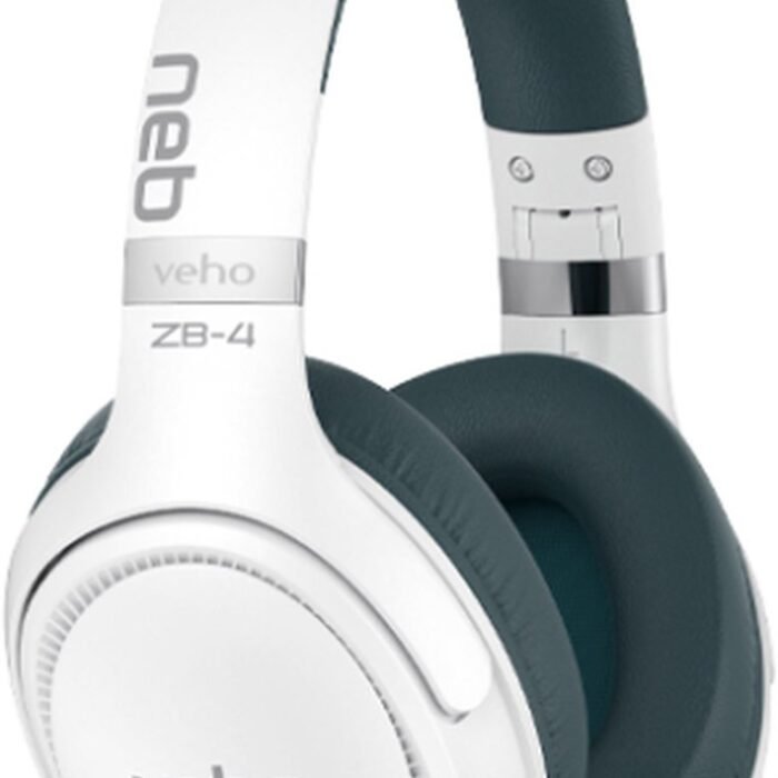 Veho ZB-4 NEB HEADPHONES WITH MIC-W Hoofdtelefoons Bedraad en draadloos Hoofdband Business/Everyday Zwart