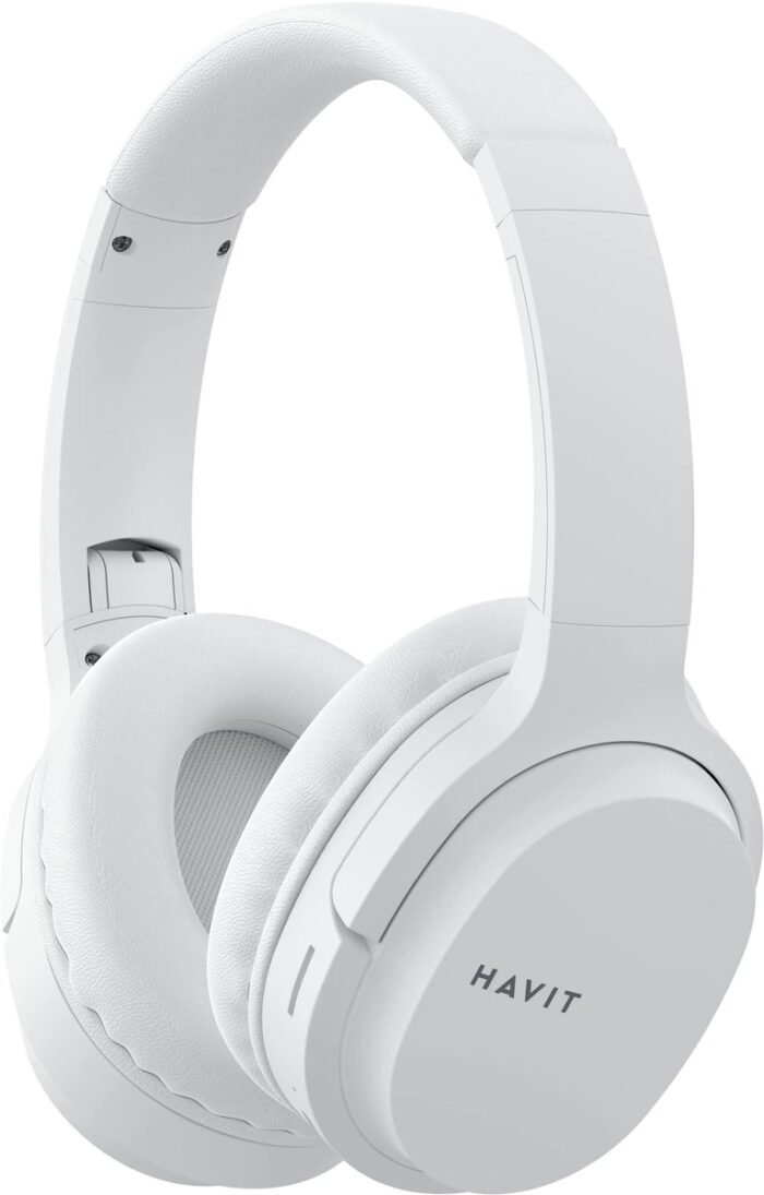 Havit 6939119027124 hoofdtelefoon/headset Hoofdtelefoons Bedraad en draadloos Hoofdband Muziek/Voor elke dag USB Type-C Bluetooth Wit