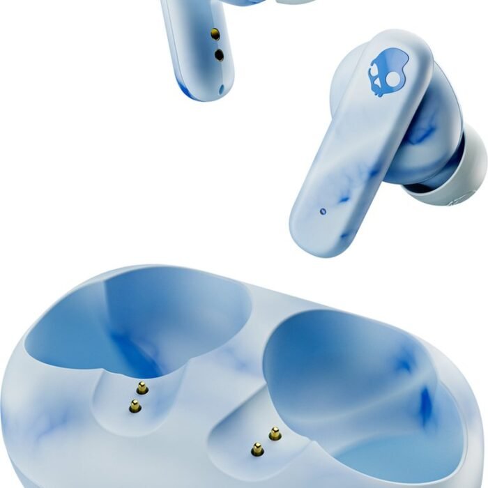 Skullcandy Eco Buds True Wireless In-Ear - Oordopjes Draadloos - Oortjes Draadloos Bluetooth - Wit/blauw