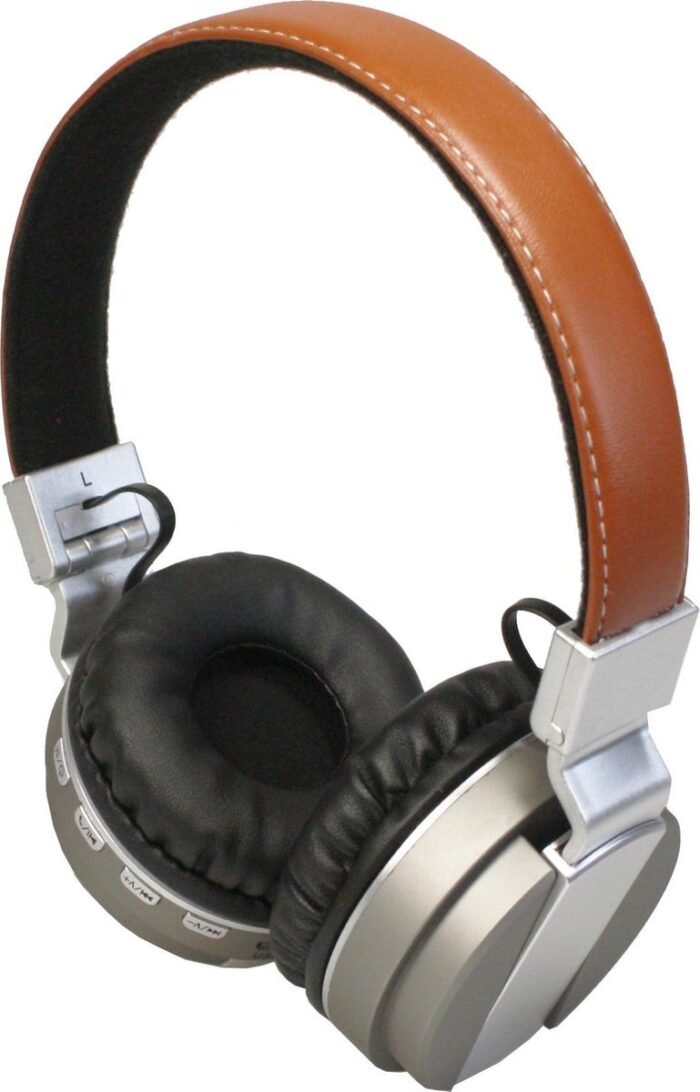 Nachtwacht draadloze hoofdtelefoon - bruin - oplaadbaar - bluetooth 4.0