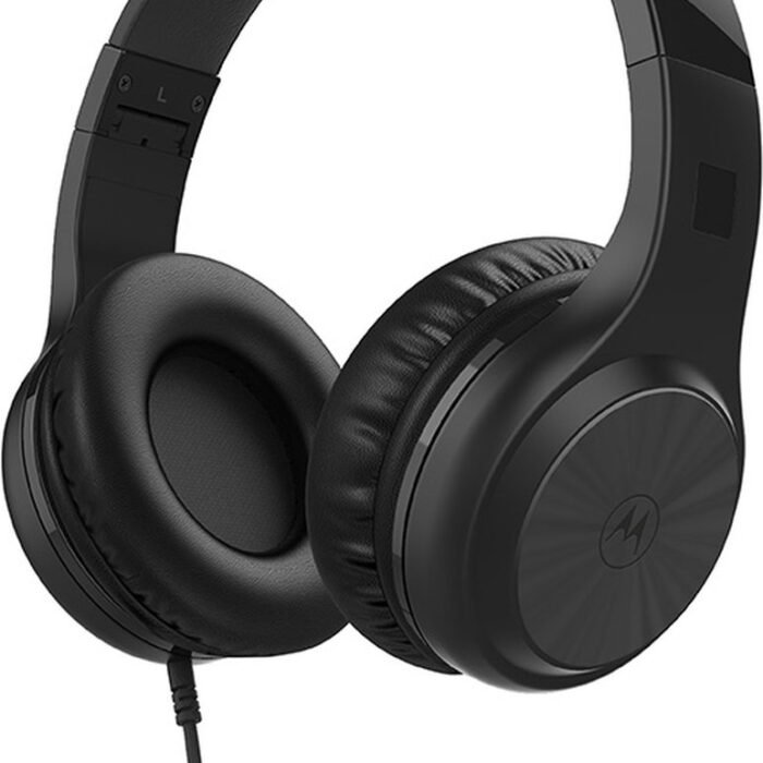 Motorola Sound Koptelefoon met Draad MOTO XT 120 - Over-Ear Koptelefoon - Kabel van 120 CM - Opvouwbaar Ontwerp - Passive Noise Isolation - Zwart
