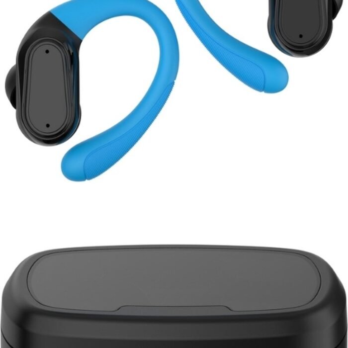 pocobob SP - draadloze sport oordopjes - Zwart - hardloop oortjes met oorboog achter oor -bluetooth oordopjes hardlopen