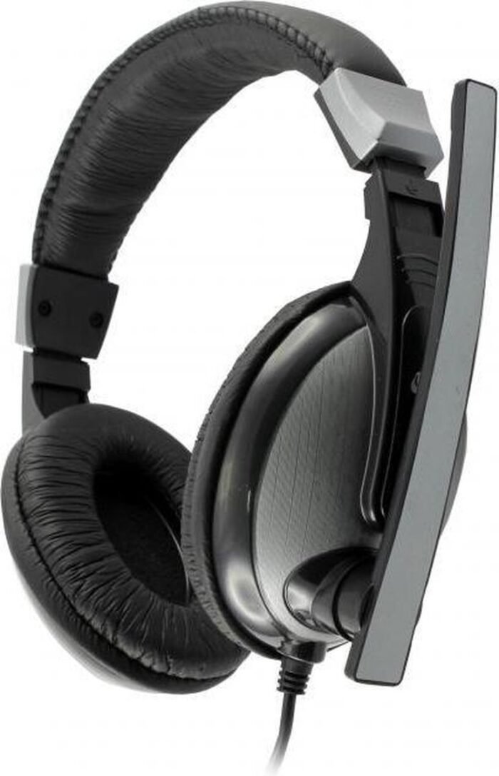 SBOX - HS-302 - hoofdtelefoon/headset - Bedraad Hoofdband Gamen - Zwart/ Grijs