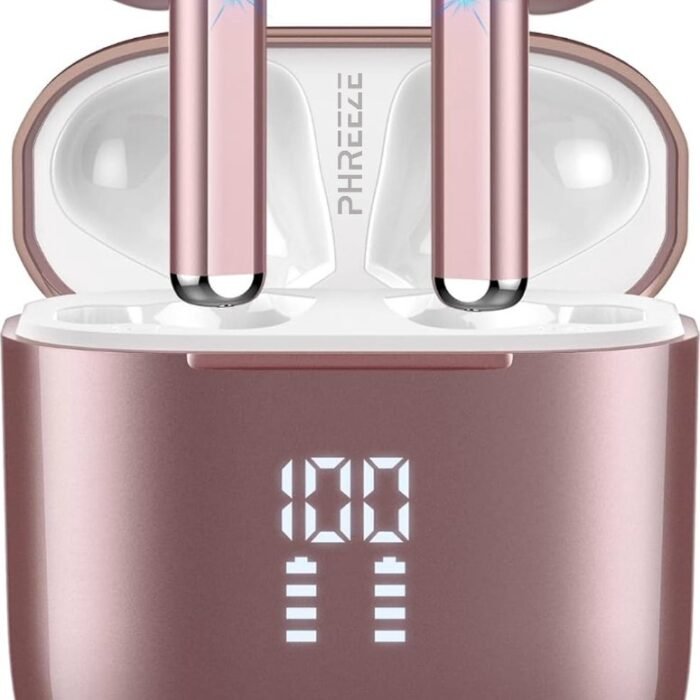 Draadloze Oordopjes - Roze Goud - Bluetooth - Universeel - Lange Batterijduur - Comfortabel Draagcomfort - Geweldige Geluidskwaliteit - Origineel Phreeze