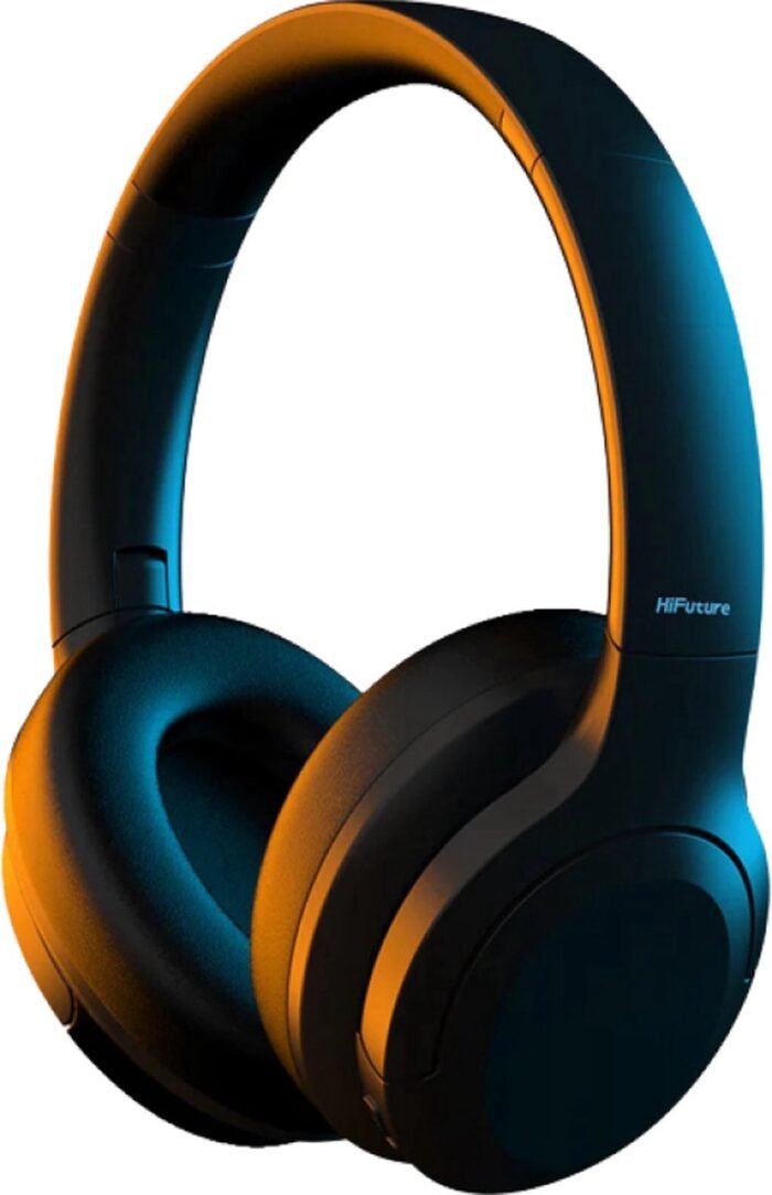 HiFuture Future Tour-gaming headset: draadloos V5.2, 25 uur speeltijd, ANC Bluetooth-koptelefoon over het oor, IPX5 waterdicht, actieve ruisonderdrukking, microfoon, compatibiliteit voor pc, console en smartphone