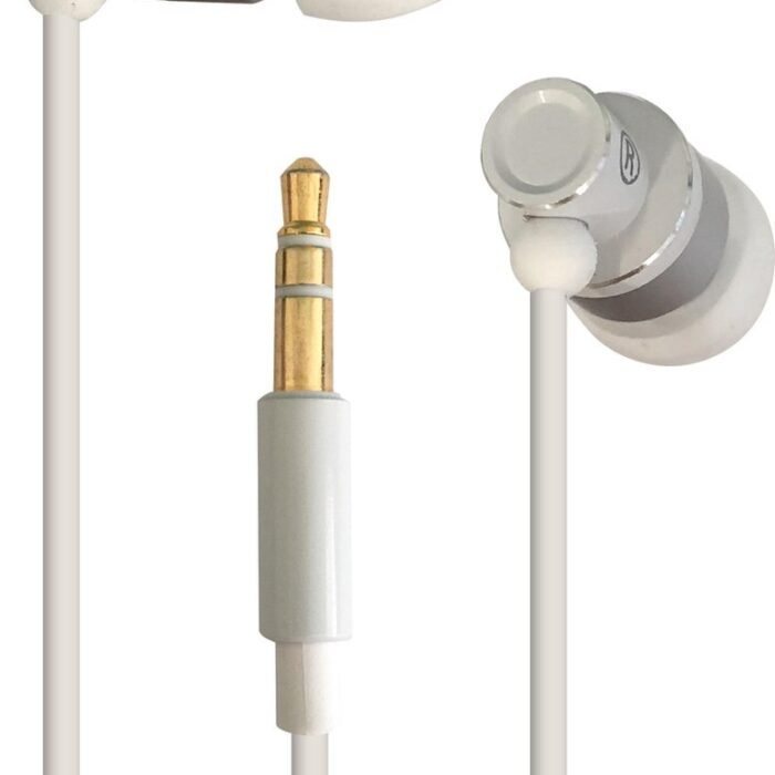 Grixx Optimum In-Ear oordopjes - 10mm Driver - 3 maten oorcaps - Wit