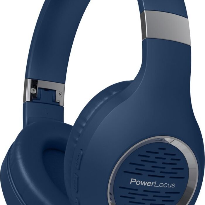 PowerLocus P4 Koptelefoon Draadloos - Bluetooth 5.3 - met Microfoon - incl. Carry Case - Blauw