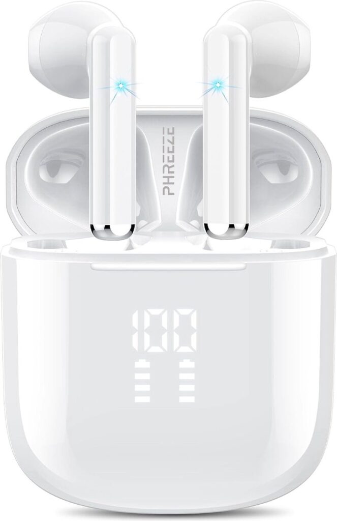 Draadloze Oordopjes - Geschikt voor iOS en Android - Bluetooth - EarBuds - Lange Batterijduur - Comfortabel Draagcomfort - Geweldige Geluidskwaliteit - Origineel Phreeze