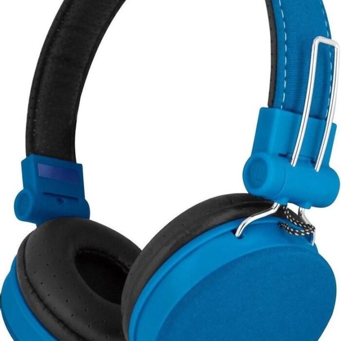 Saatchitech - Koptelefoon Met Microfoon - On-Ear - Blauw