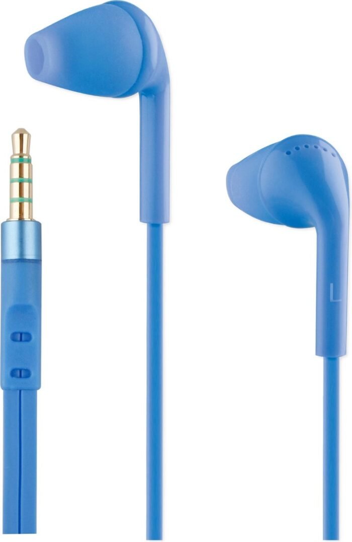 BeHello Oordopjes met afstandsbediening 3.5mm - Blauw