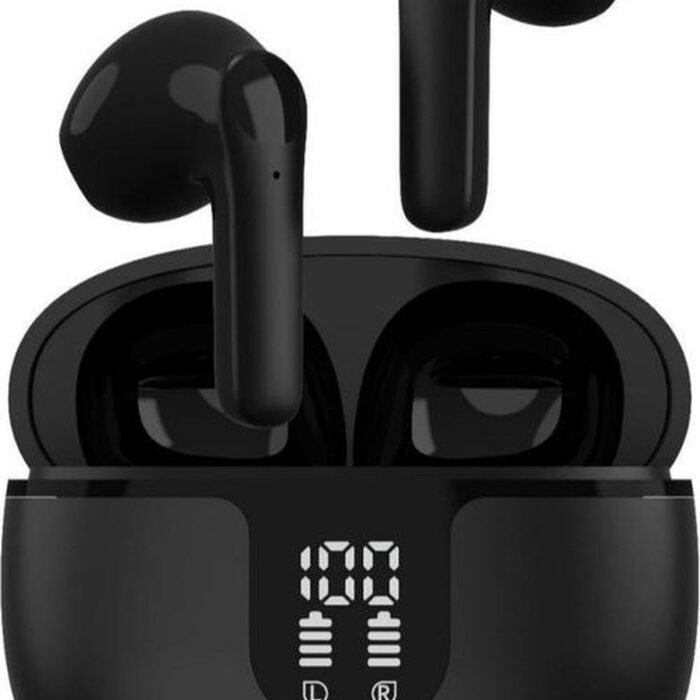 Bluetooth oordopjes - in ear - oortjes - Oordopjes - Draadloze oordopjes - Draadloze bluetooth oordoppen - Pro 5 Oordoppen - Bluetooth oortjes - Zwart