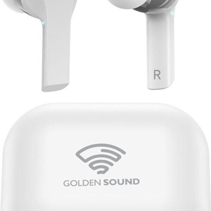 Golden Sound draadloze oordopjes - Bluetooth oordopjes - Sport oordopjes - Bluetooth Oortjes - Geschikt voor elke laptop en smartphone - Wit - Active Noise cancelling