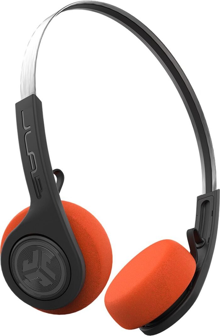 JLab Rewind 2 Draadloze koptelefoon - Retro design - Walkman design - 20 uur batterijduur - Bluetooth multipoint - Microfoon - Equalizer instelling - Zwart