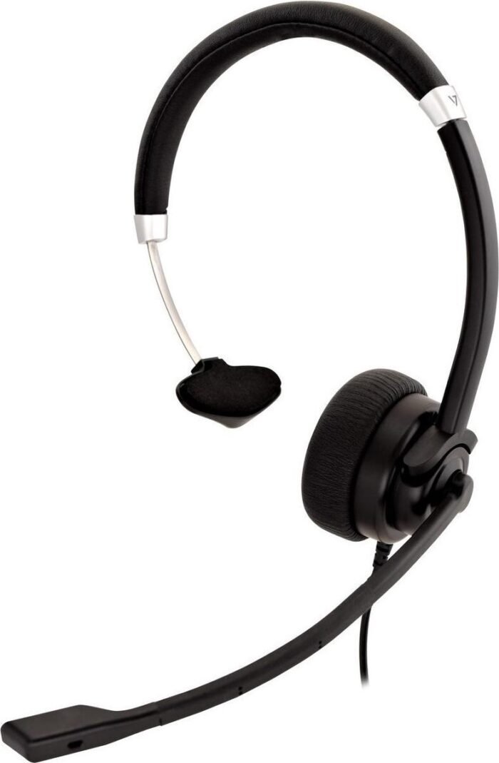 Headphones with Microphone V7 HU411 Black