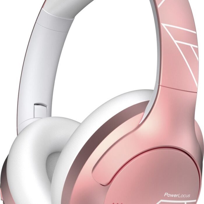 PowerLocus P3 - Bluetooth Koptelefoon – Draadloos – Over-ear – incl. Premium Case – 50 uur batterijduur – Microfoon - Rose Gold