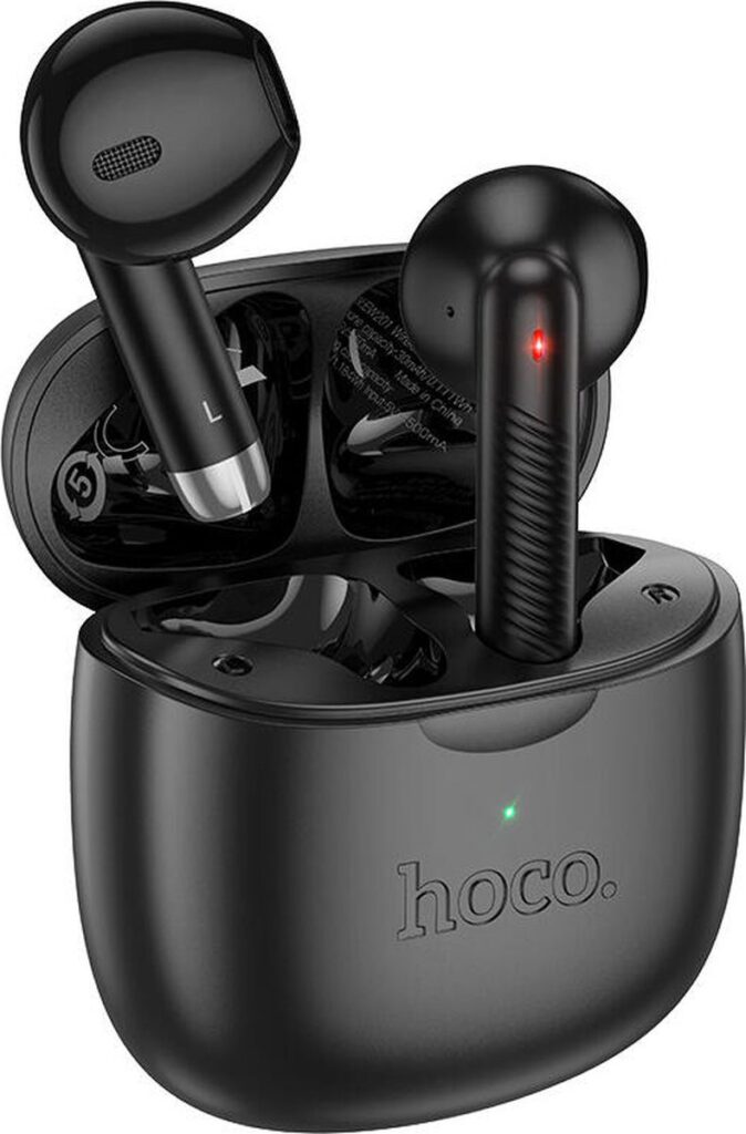 Hoco EW201 Draadloze Bluetooth Half In-Ear Oordoppen Zwart