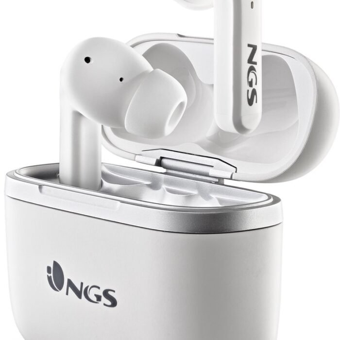 NGS Artica Crown White Bluetooth True Wireless Hoofdtelefoon - 32 Uur - Aanraakbediening - Wit