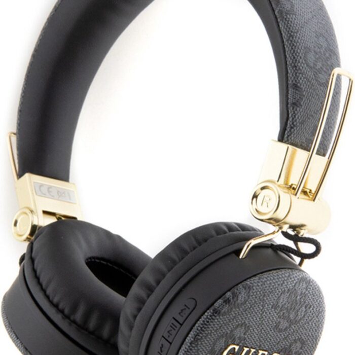Guess 4G Metal Logo Bluetooth Stereo On-Ear Koptelefoon - Zwart