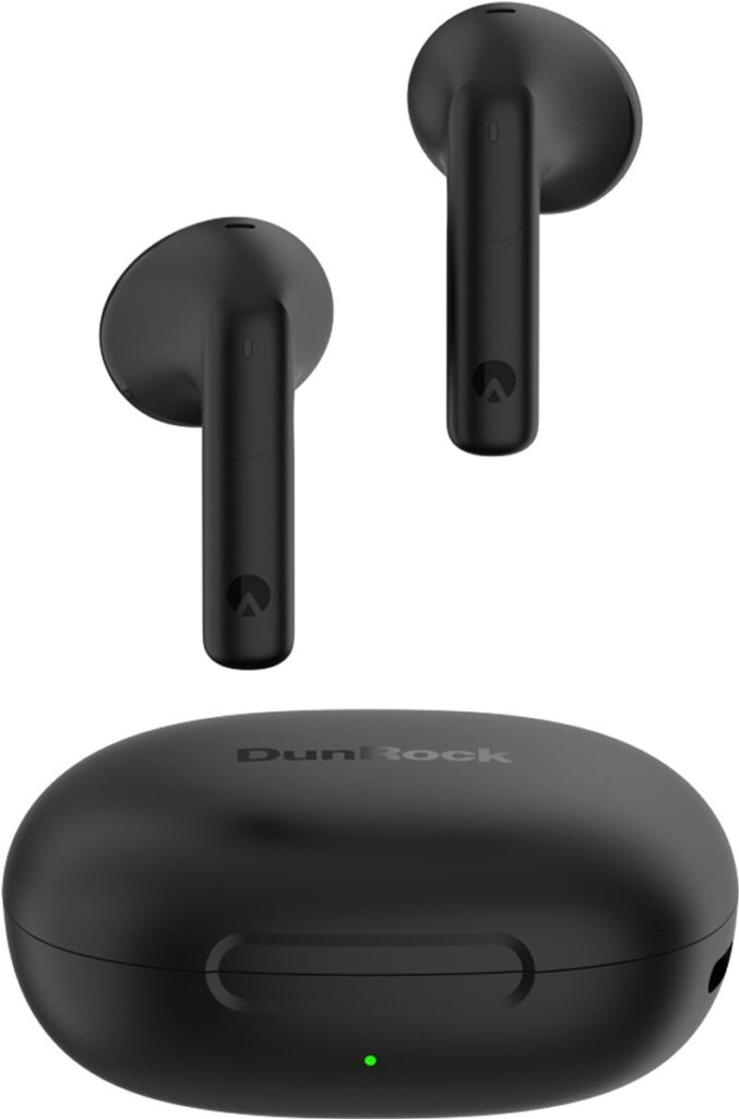 DunRock Semi - half in Ear draadloze oordopjes met ANC noise cancelling en multipoint