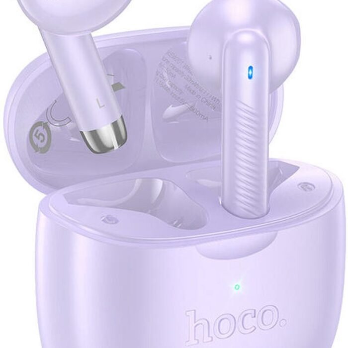 Hoco EW201 Draadloze Bluetooth Half In-Ear Oordoppen Paars