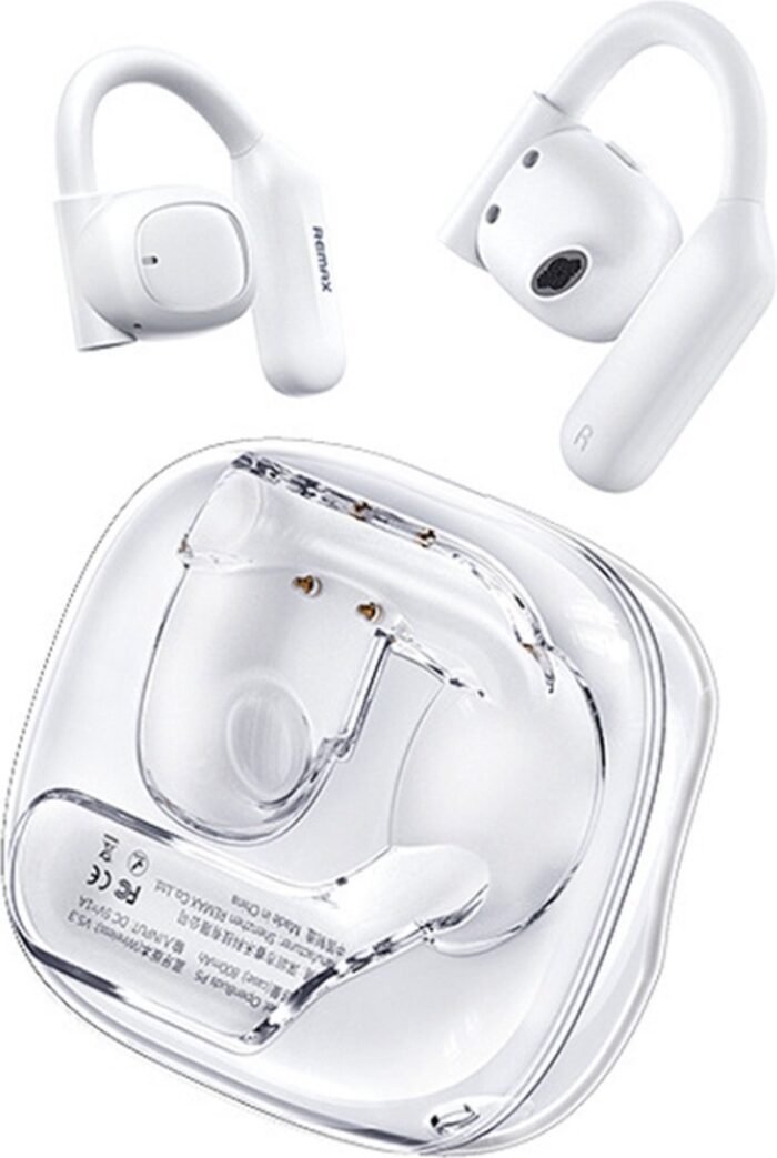 Remax Openbuds P5 - Bluetooth Oordopjes - Open Ear - Air Conduction Earbuds - Bluetooth versie 5.3 - 12 uur speeltijd - Wit