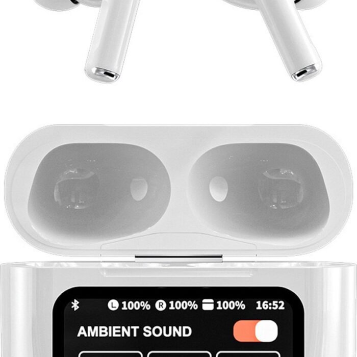 TechNow Draadloze Oordopjes met Active Noise Cancelling - Touchscreen Scherm - Oplaadcase - Extra Bass - Draadloze Oordopjes
