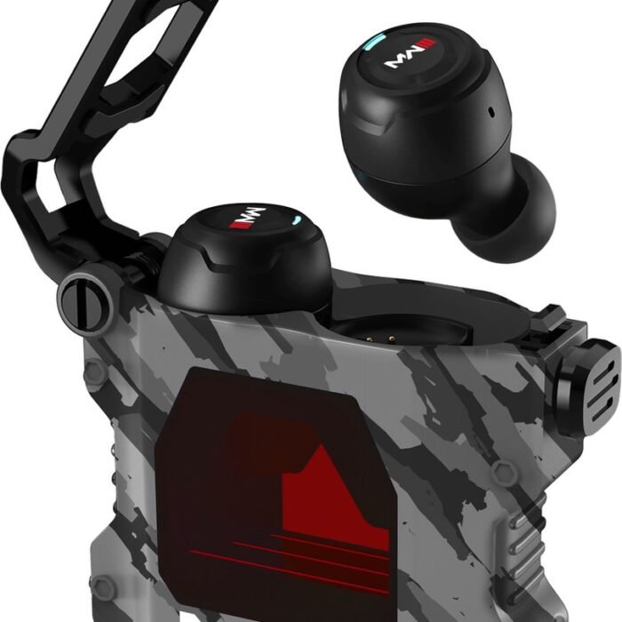 Call of Duty - TWS earbuds - metalen oplaadcase met led lights - touch control - IPX4 - microfoon (grey camo)