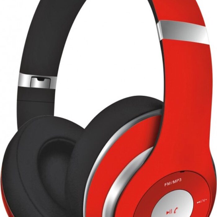 Platinet – Draadloze Gaming Headset – Headset / Gaming Headset – Bluetooth Headset met FM Radio - Rood