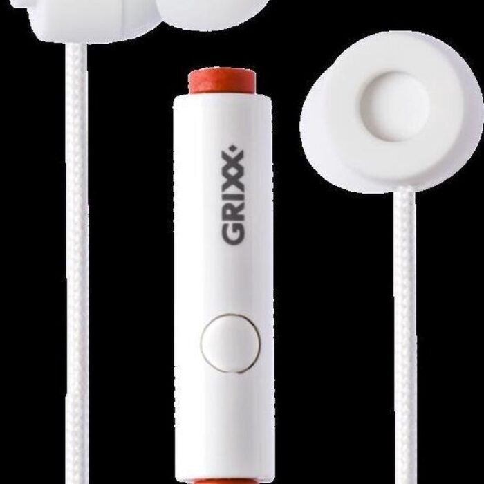 Grixx Optimum In-Ear oordopjes - 10mm Driver - Microfoon - Wit