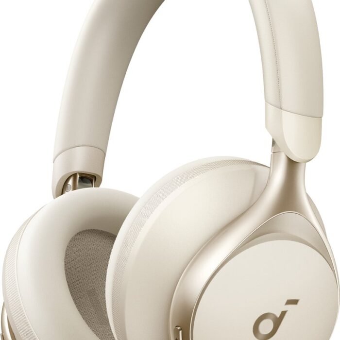 soundcore by Anker Space One Draadloze Over-ear Koptelefoon Wit - Headphones - Active Noise Cancelling, Multipoint Connection, 55 uur accuduur, Bluetooth 5.3, LDAC, Hi-Res Certified