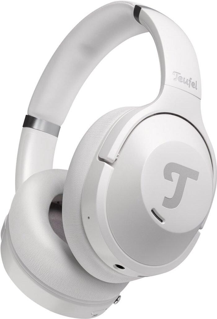 Teufel REAL BLUE NC 3 - Gesloten bluetooth over-ear koptelefoon met Active Noise Cancelling (ANC) - Lange speelduur - pearl white
