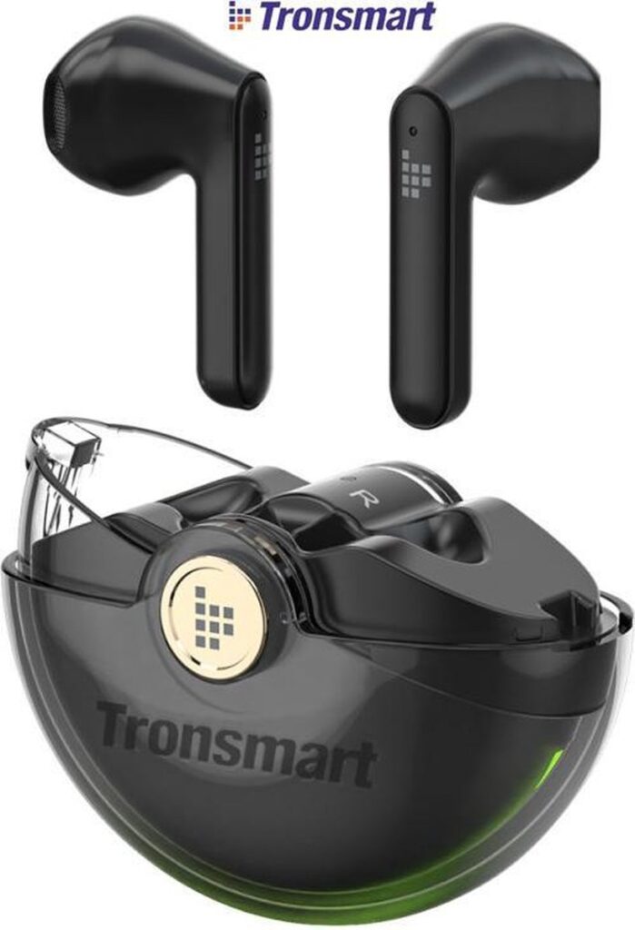 Tronsmart - Volledige Draadloze Oordopjes - Bluetooth 5.0 oordopjes - 20 uur speeltijd - IPX5 waterdicht - ATS3019 chip - touch-bediening - SPECIAL VOOR GAMING