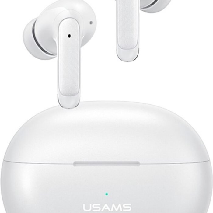 Usams - XD19 - Draadloze In Ear Bluetooth oordopje met ENC Noise concellation en Hifi geluids kwaliteit - Draadloze oortje Bluetooth - Sport oordopjes - bluetooth oordopjes - draadloze oordopjes - oortjes draadloos - in-ear oordopjes - wit