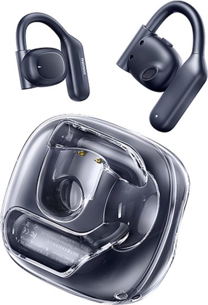 Remax Openbuds P5 - Bluetooth Oordopjes - Open Ear - Air Conduction Earbuds - Bluetooth versie 5.3 - 12 uur speeltijd - Blauw