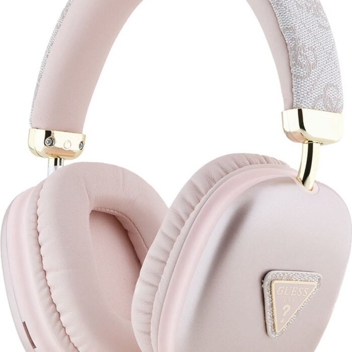 Guess 4G Triangle Bluetooth Stereo Over-Ear Koptelefoon - Roze