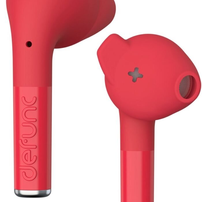 Defunc True Go Slim - Draadloze oordopjes - Bluetooth draadloze oortjes - Rood