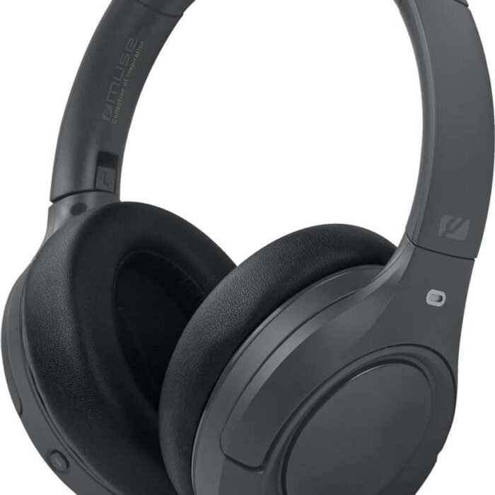 Muse M-295 ANC hoofdtelefoon/headset Hoofdtelefoons Draadloos Hoofdband USB Type-C Bluetooth Grijs
