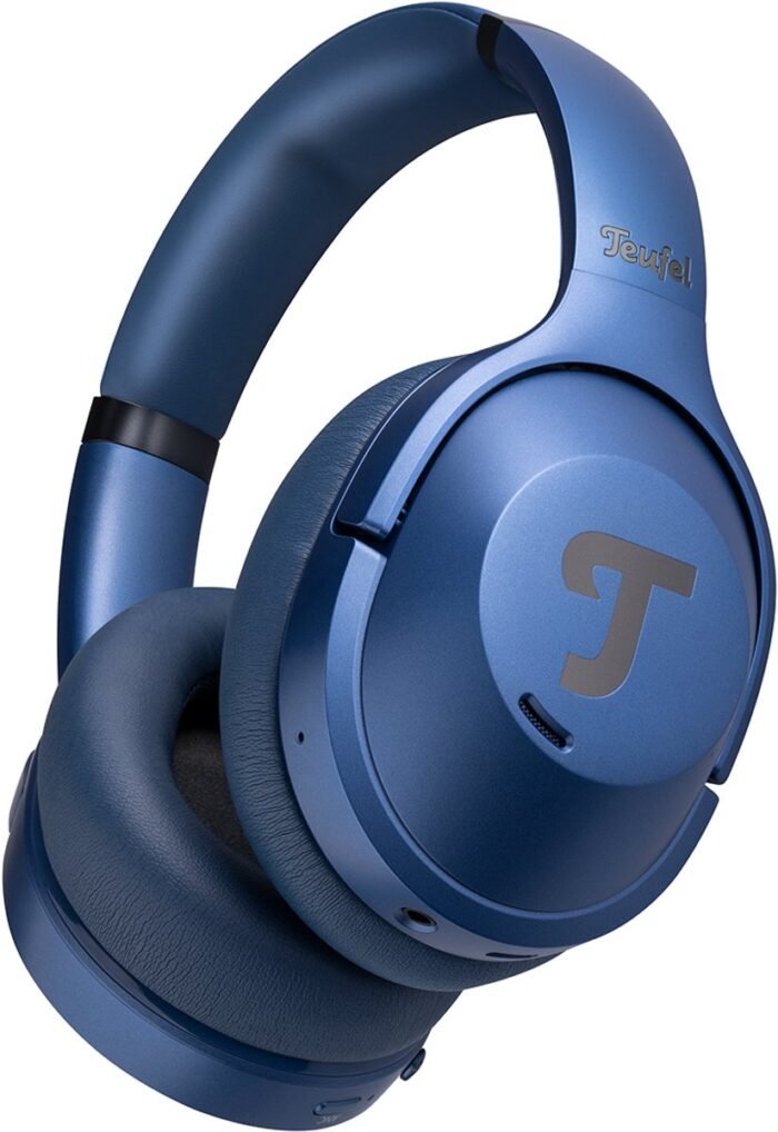 Teufel REAL BLUE NC 3 - Gesloten bluetooth over-ear koptelefoon met Active Noise Cancelling (ANC) - Lange speelduur - steel blue