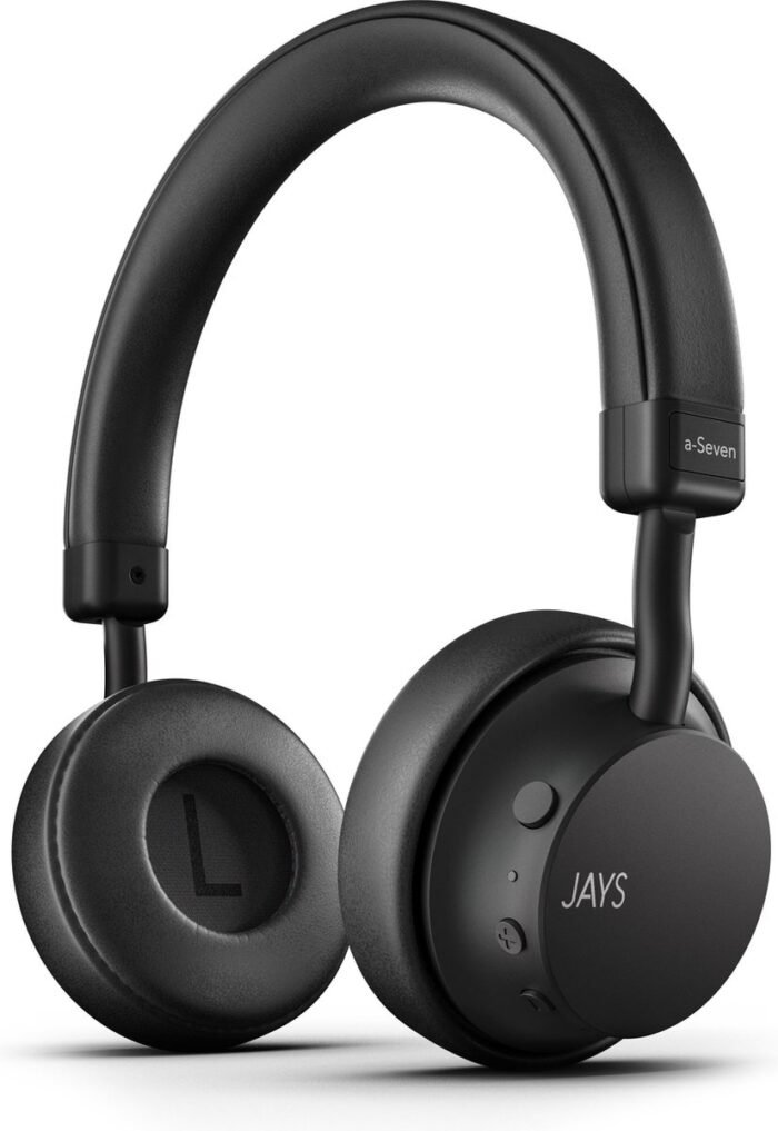 Jays - Headphone a-Seven Wireless On-Ear Headphones - Black