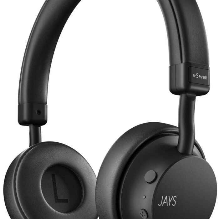 Jays - Headphone a-Seven Wireless On-Ear Headphones - Black