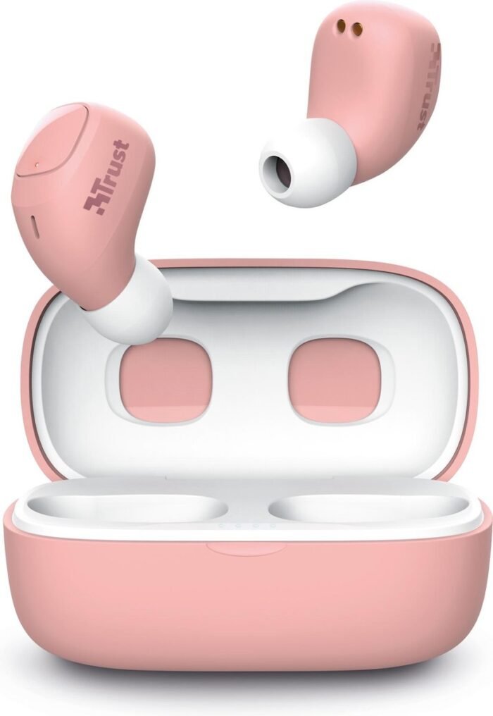 Trust Nika Compact – Volledig Draadloze Oordopjes – Bluetooth - TWS – Roze