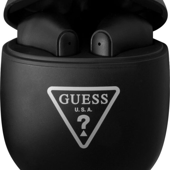 Guess True Wireless Triangle Logo - TWS Bluetooth In-ear Oordopjes - Zwart