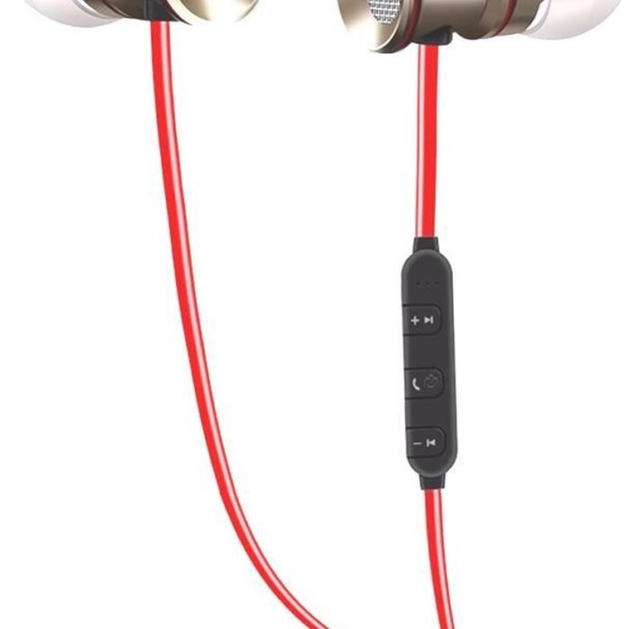 Bluetooth Oordopjes - Draadloos In-ear Koptelefoon - rood/zilver
